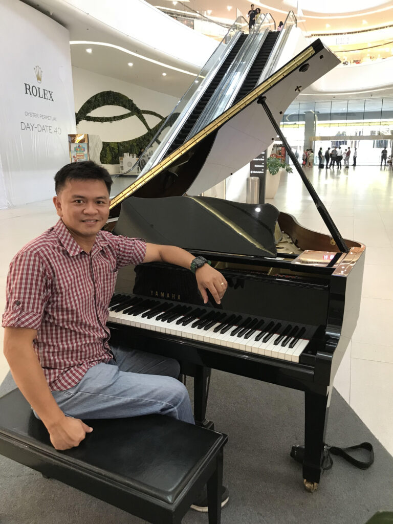 Eric on Grand Piano